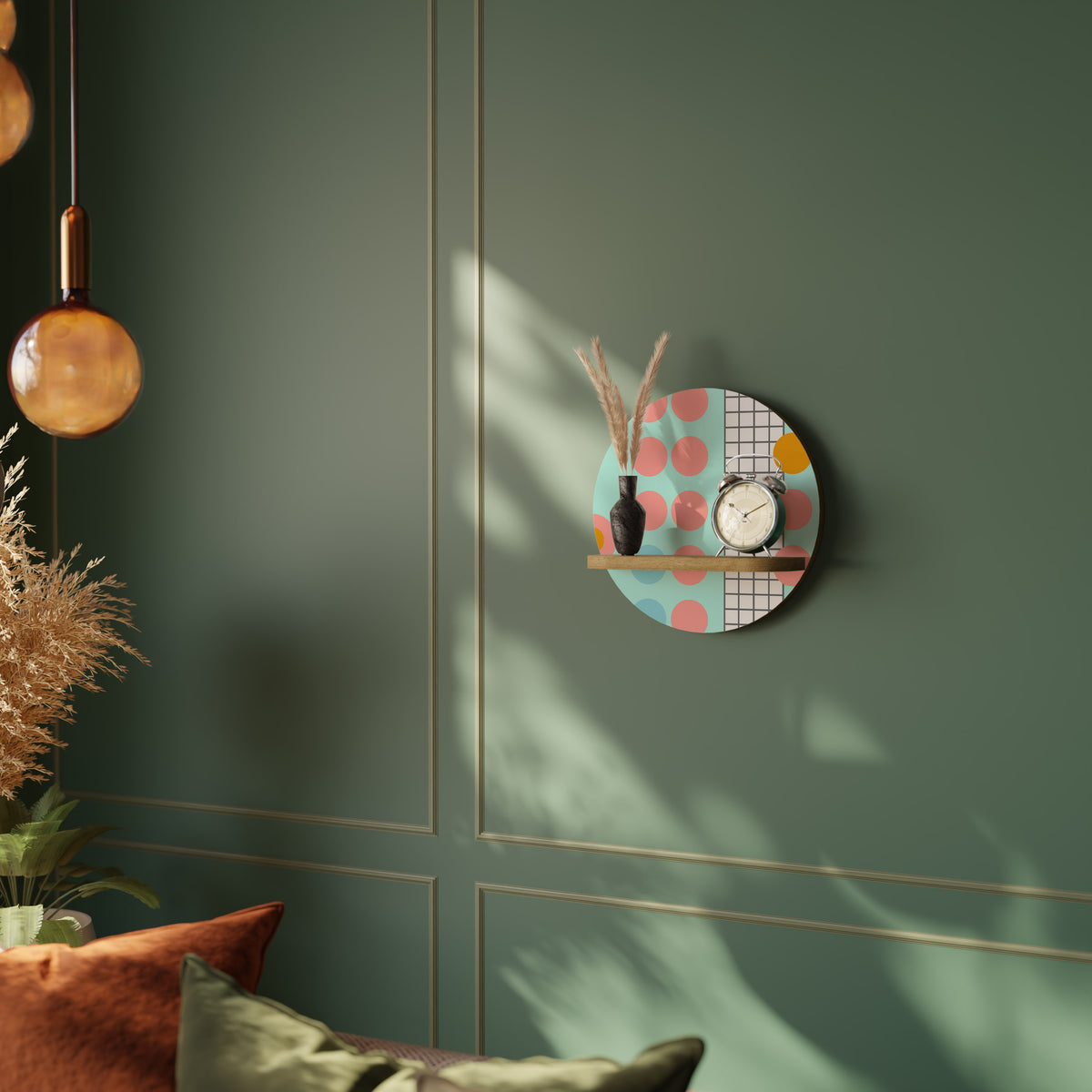 RETRO GRID Art Shelf