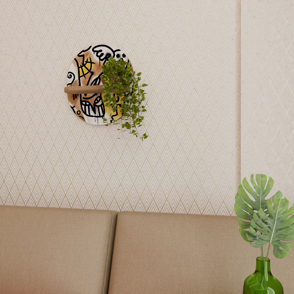 URBAN CANVAS Διακοσμητικό Ράφι Art Shelf