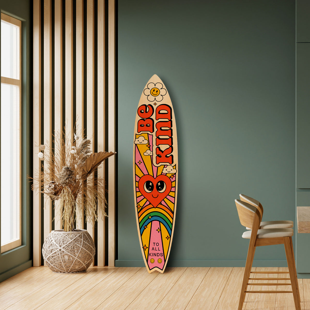 BE KIND Διακοσμητική σανίδα Surf
