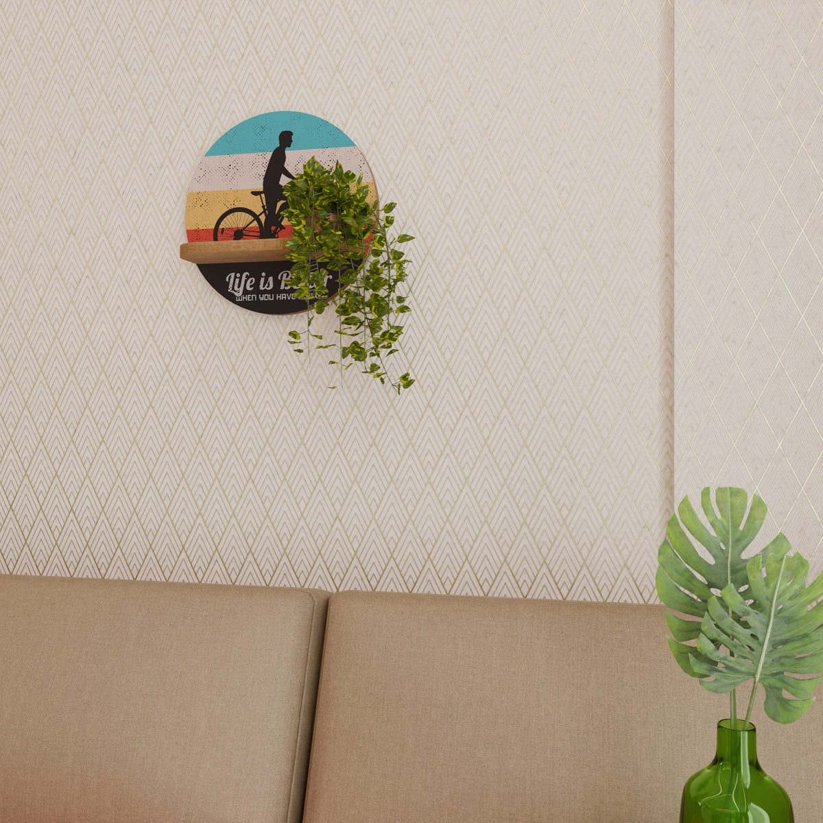 BETTER LIFE Διακοσμητικό Ράφι Art Shelf
