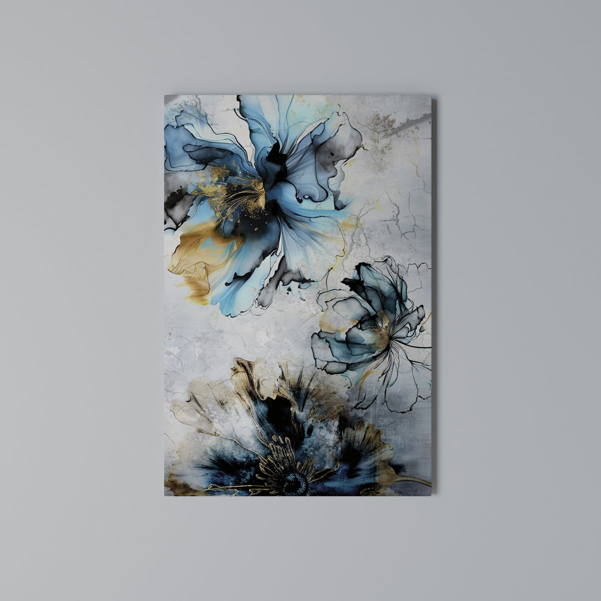 COBALT BLOSSOMS Κατακόρυφος Πίνακας σε Καμβά
