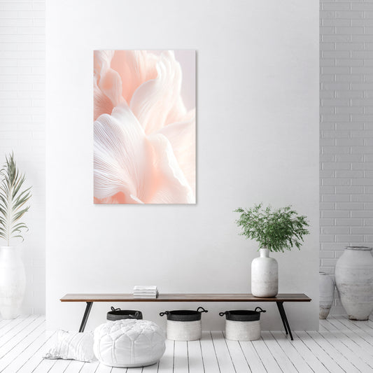 DELICATE PINK HARMONY Κατακόρυφος Πίνακας σε Καμβά