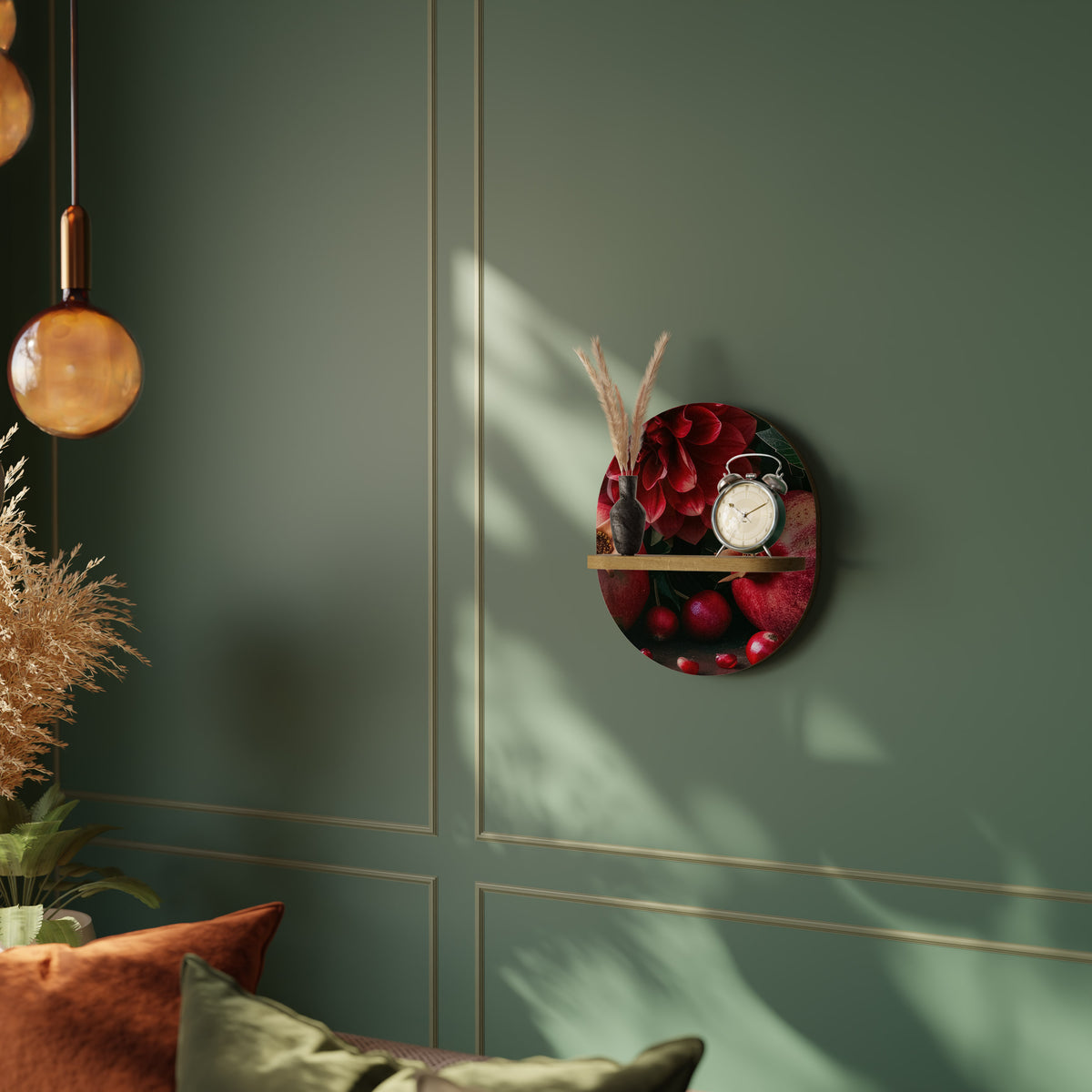 DAHLIAS AND POMEGRANATES Διακοσμητικό Ράφι Art Shelf