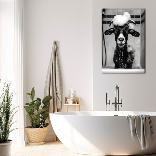 BUBBLE-BATHED BLISS Κατακόρυφος Πίνακας σε Καμβά