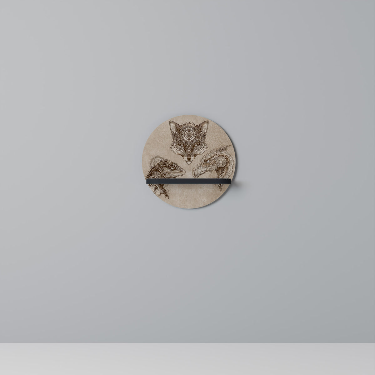 STEAMPUNK TRIO Διακοσμητικό Ράφι Art Shelf