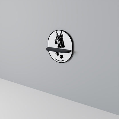 DOBERMAN DOG Διακοσμητικό Ράφι Art Shelf