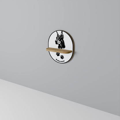 DOBERMAN DOG Διακοσμητικό Ράφι Art Shelf