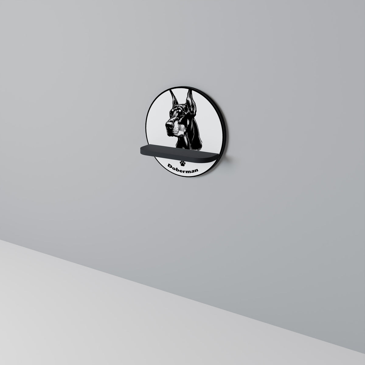 DOBERMAN DOG Διακοσμητικό Ράφι Art Shelf