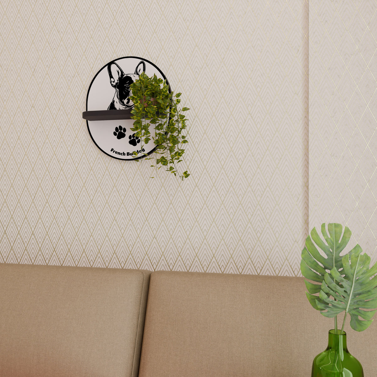 FRENCH BULLDOG Διακοσμητικό Ράφι Art Shelf