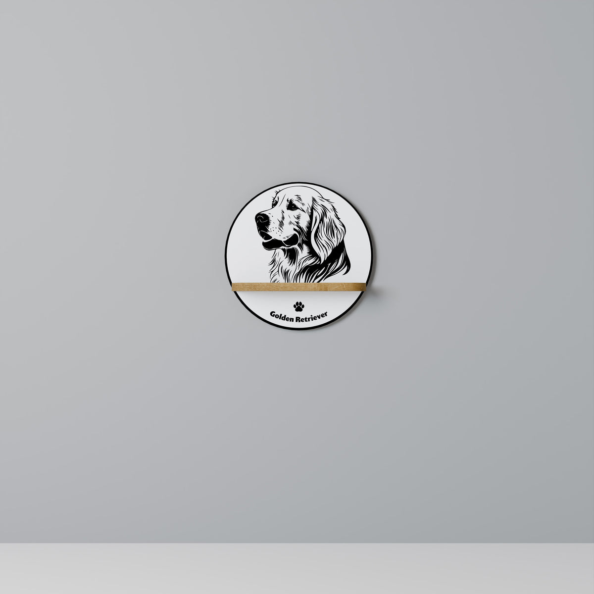 GOLDEN RETRIEVER Διακοσμητικό Ράφι Art Shelf