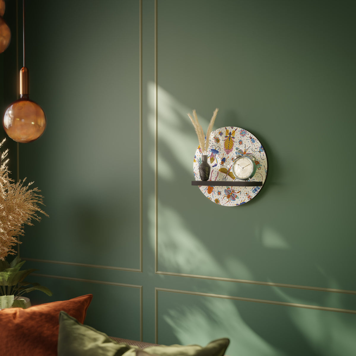 COLORFUL INSECTS Διακοσμητικό Ράφι Art Shelf