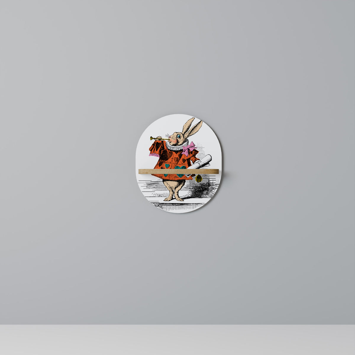 COLORFUL WHITE RABBIT Διακοσμητικό Ράφι Art Shelf