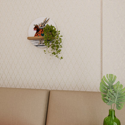 COLORFUL WHITE RABBIT Διακοσμητικό Ράφι Art Shelf