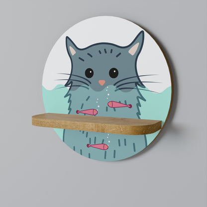 CAT SPLASH Διακοσμητικό Ράφι Art Shelf
